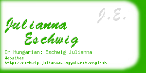 julianna eschwig business card